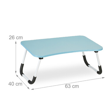 Relaxdays Hellblauer Laptoptisch