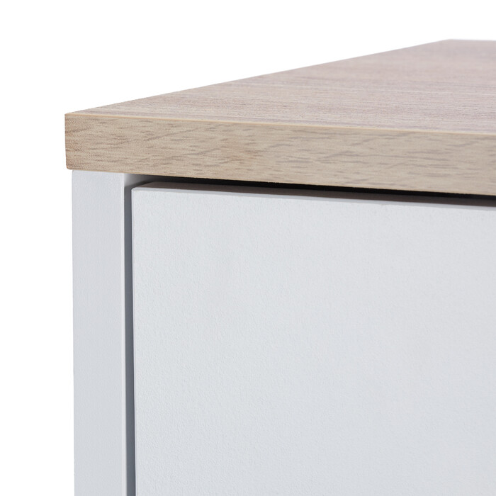 Relaxdays Badezimmerschrank mit 2 Schubladen