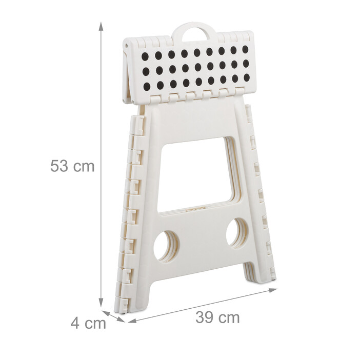 Relaxdays Klapphocker faltbar XL