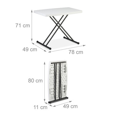 Relaxdays Campingtisch klappbar