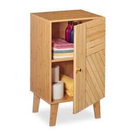 Relaxdays Badschrank Bambus