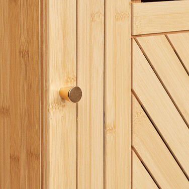 Relaxdays Badschrank Bambus