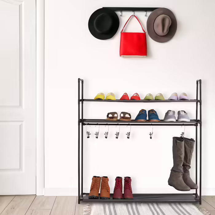 Relaxdays Schuhregal mit Stiefelfach