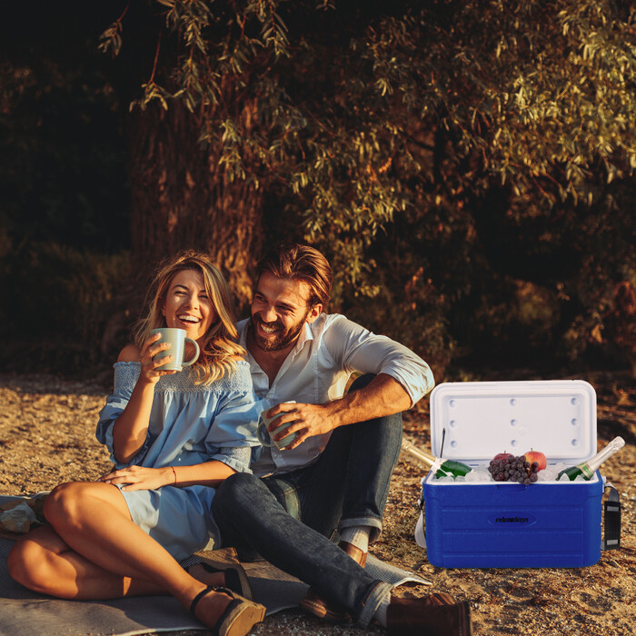 Relaxdays Kühlbox 20 l mit Tragegurt