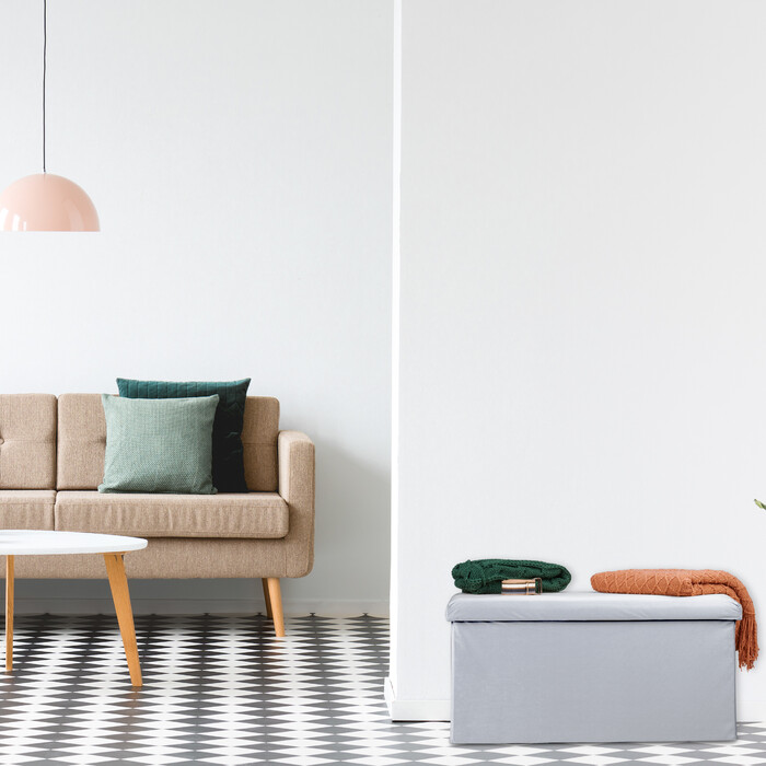 Relaxdays Faltbare Samt Sitzbank