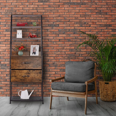 Relaxdays Vintage Regal im Industrial Design
