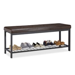 Relaxdays Schuhbank XXL mit Polster