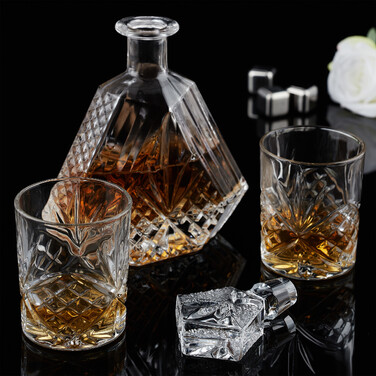 Relaxdays Whisky Set 5-teilig