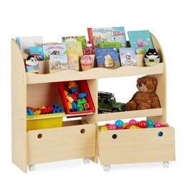 Relaxdays Kinderregal für Spielzeug