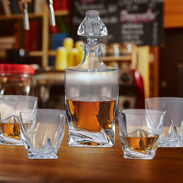 Relaxdays Whisky Set 5-teilig