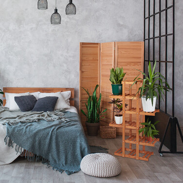 Relaxdays Blumenregal aus Holz