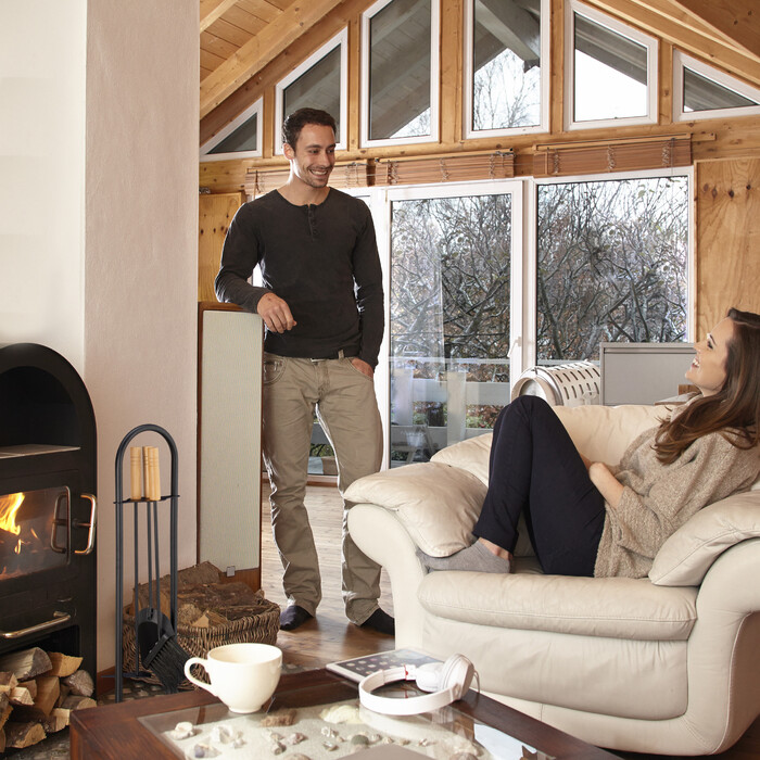 Relaxdays Kaminbesteck modern 4-teilig