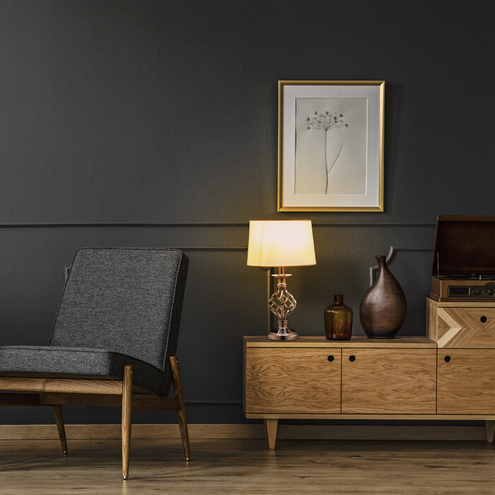 Relaxdays Tischlampe modern dimmbar