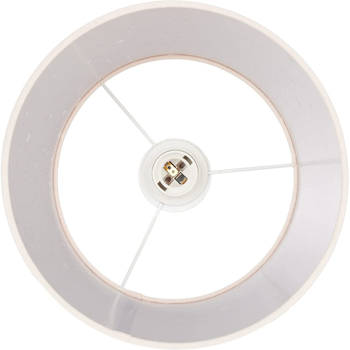 Relaxdays Kinderzimmerlampe Sterne, hängende Schirmlampe für Mädchen, Sternenhimmel Motiv, E27, runder Stoffschirm, rosa, 122