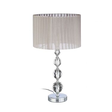 Relaxdays Nachttischlampe Kristall