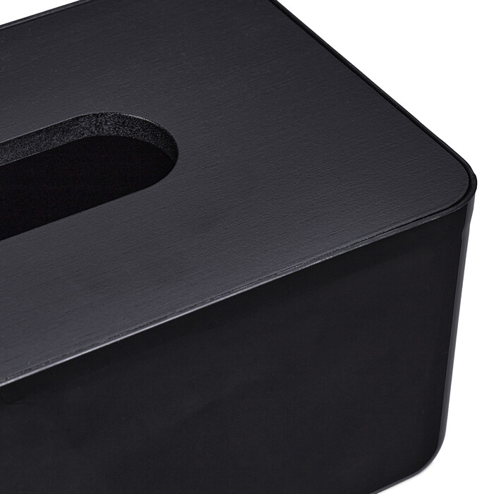 Relaxdays Tücherbox mit Bambusdeckel