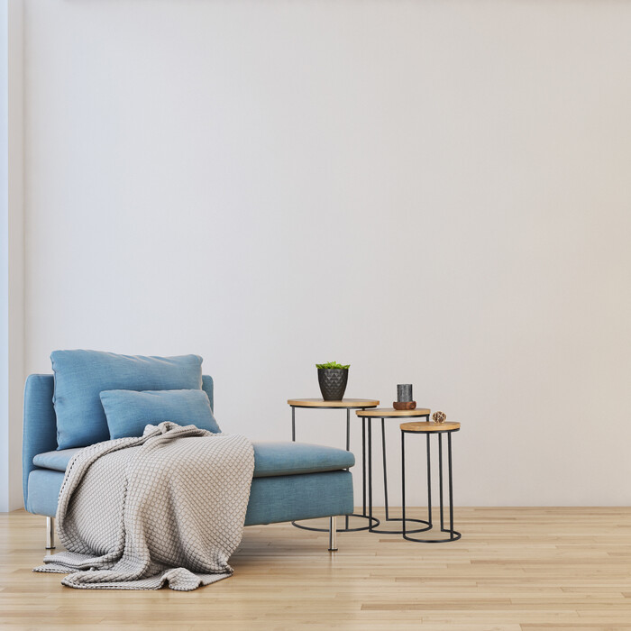 Relaxdays Beistelltisch 3er Set Mangoholz
