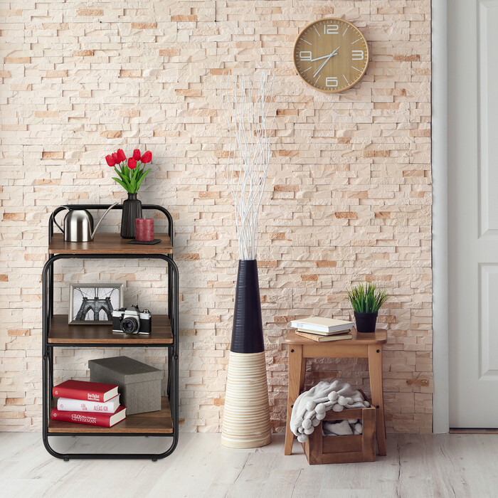 Relaxdays Standregal mit 3 Ebenen