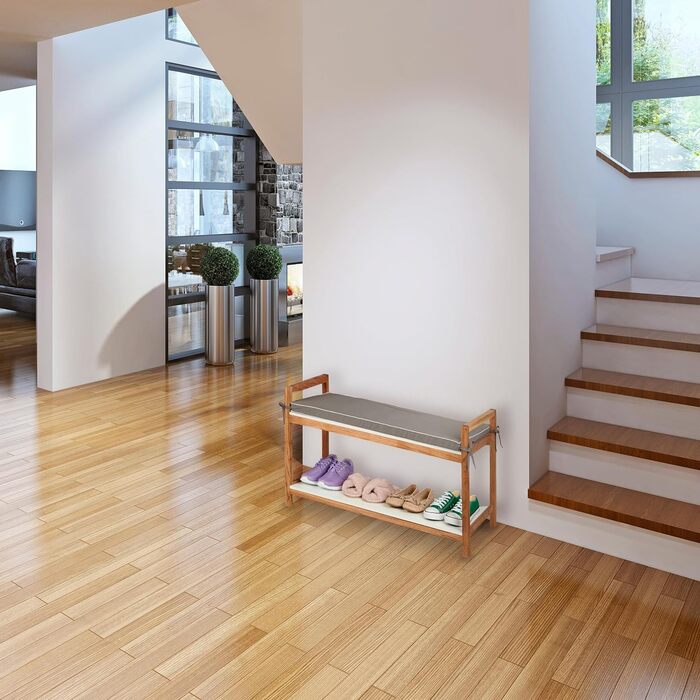 Relaxdays Schuhbank, Schuhregal mit Sitzfläche