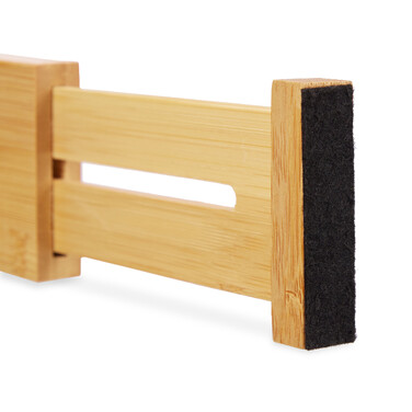 Relaxdays Schubladentrenner Bambus 4er Set
