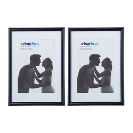 Relaxdays Bilderrahmen 2er Set 13 x 18 cm
