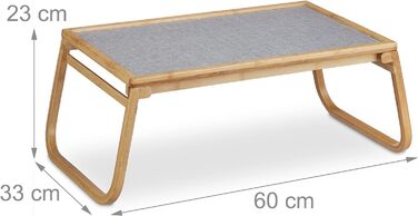 Relaxdays Küchenrollenhalter stehend, Edelstahl, Papierrollenhalter für die Küche, HxD: (23 x 60 x 33 cm, Natur/Grau)