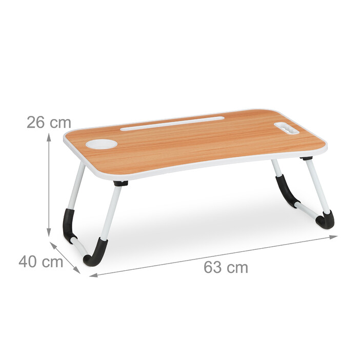 Relaxdays Klappbarer Laptoptisch