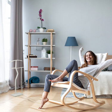 Relaxdays Weißer Herrendiener
