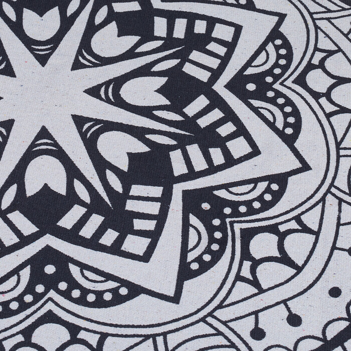 Relaxdays Runder Teppich im Mandala-Design