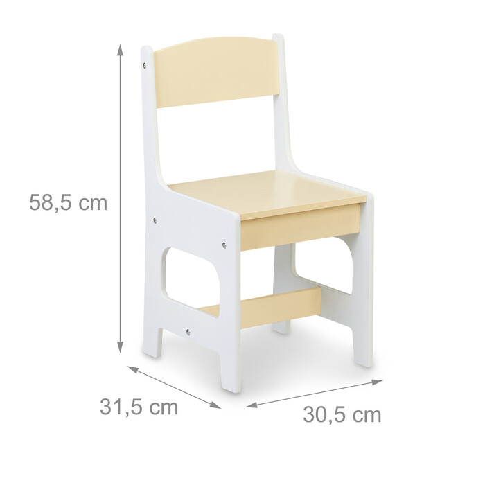 Relaxdays Kindersitzgruppe mit Tafel