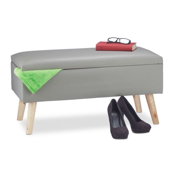 Relaxdays Sitzbank mit Stauraum