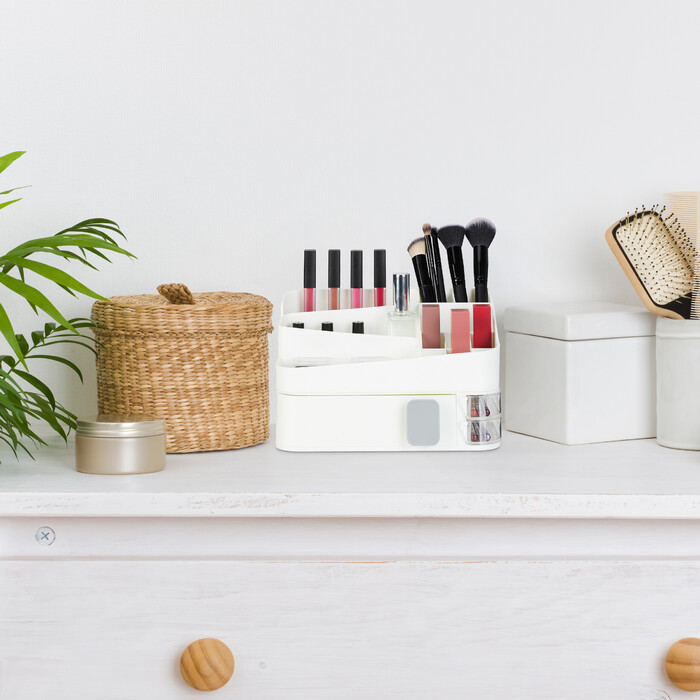 Relaxdays Make Up Organizer mit Schublade