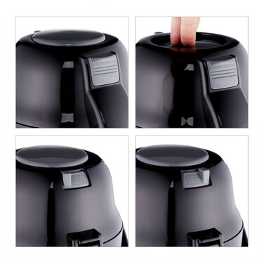 Relaxdays Kaffee Pumpkanne 2,2 Liter