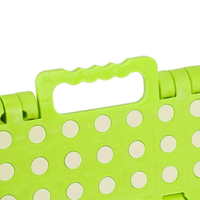 Relaxdays Klapphocker faltbar M Grün