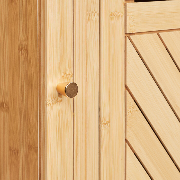 Relaxdays Badschrank Bambus