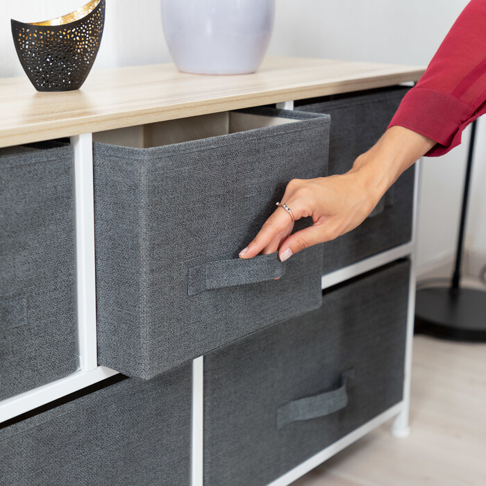 Relaxdays Regalsystem verschiedene Varianten grau