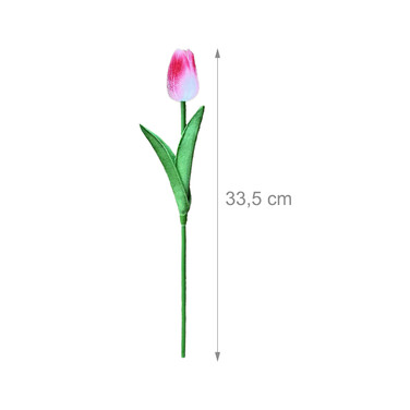 Relaxdays Künstliche Tulpen im 24er Set