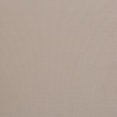 Relaxdays Samthocker mit Stauraum, gepolstert, eckig, Holzbeine, 40x40x40 cm, Creme