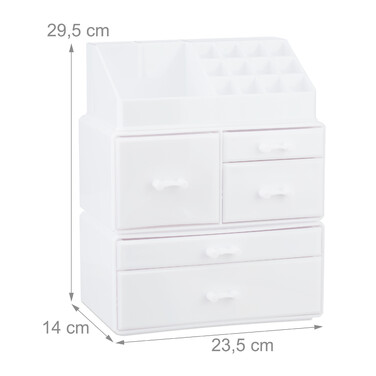 Relaxdays Acryl Make Up Organizer mit 21 Fächern