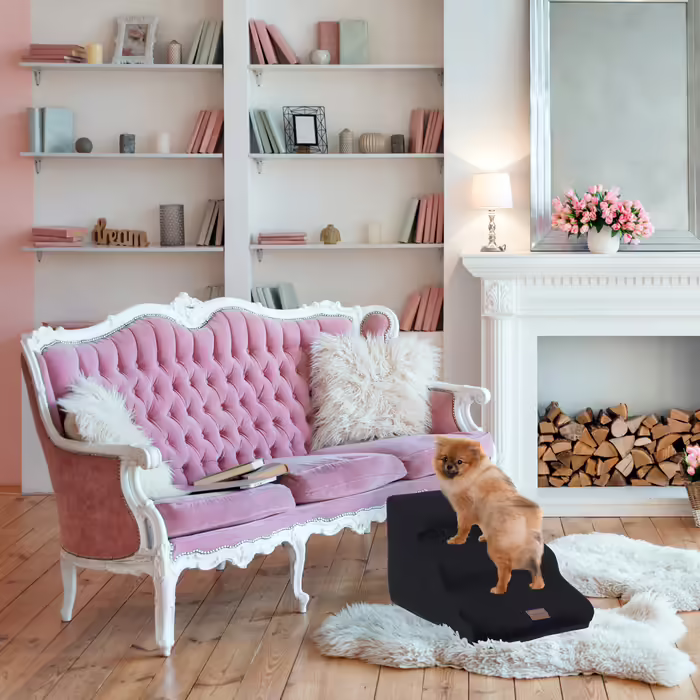 Relaxdays Hundetreppe mit 3 Stufen