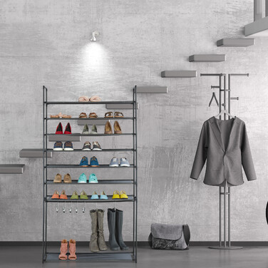 Relaxdays Schuhregal mit Stiefelfach