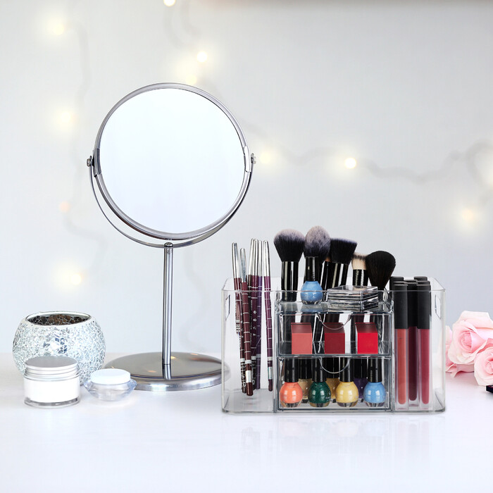 Relaxdays Kosmetik Organizer mit Schubladen