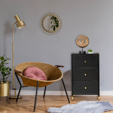 Relaxdays Kommode mit 3 Schubladen