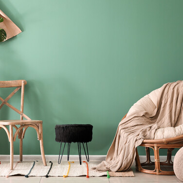 Relaxdays Fellhocker schwarz