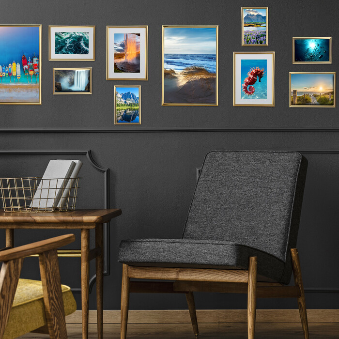 Relaxdays Bilderrahmen 2er Set 13 x 18 cm