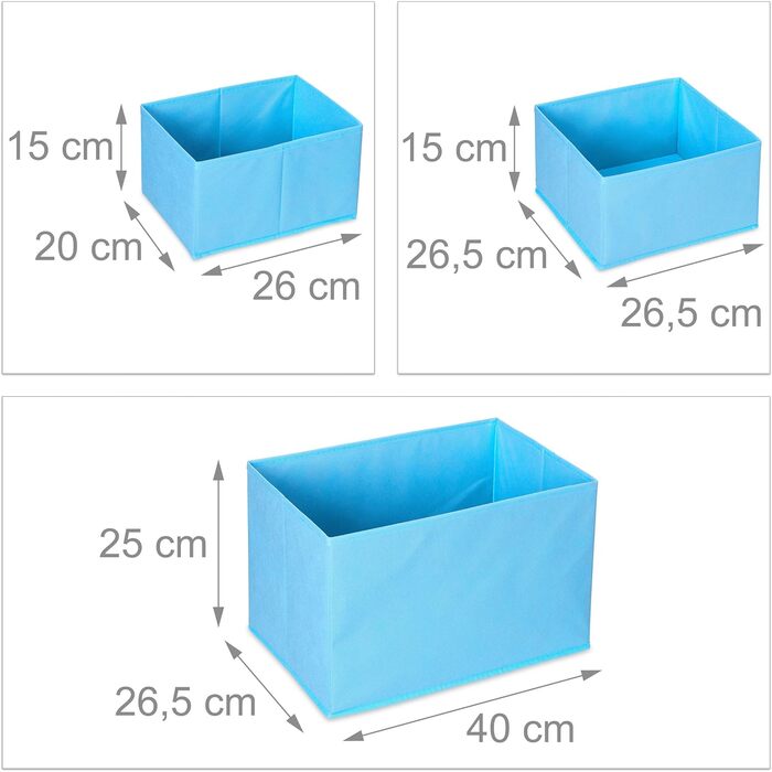 Relaxdays Kinderregal mit 9 Stoffboxen, Meerjungfrau Kindermotiv, Spielzeugregal Organizer HBT 66 x 82,5 x 29,5 cm, bunt, 1 Stück