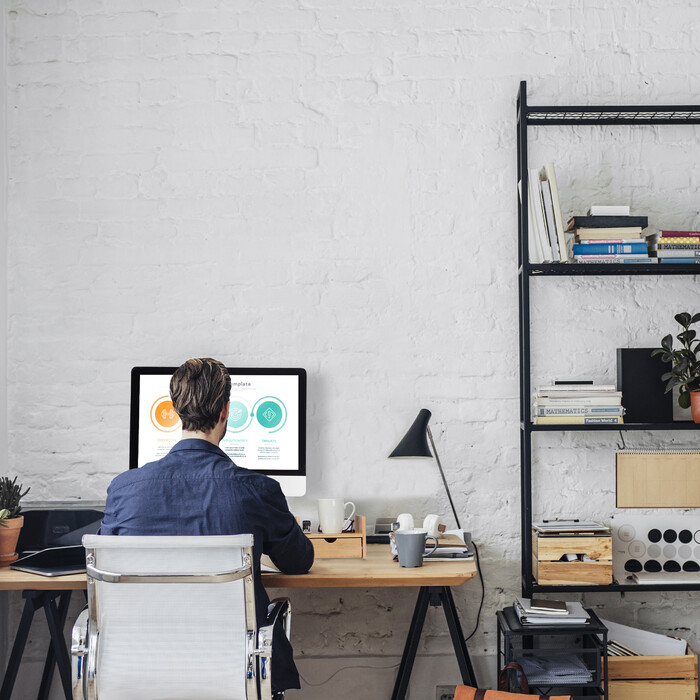 Relaxdays Monitorständer aus Bambus