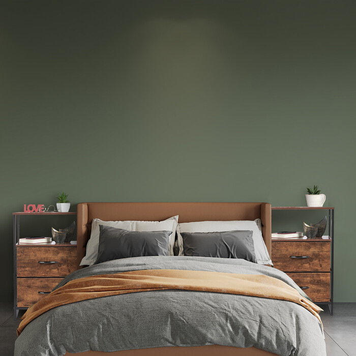 Relaxdays Nachttisch Industrial 2er Set