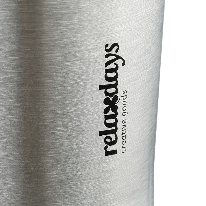 Relaxdays Thermobecher Edelstahl 400ml