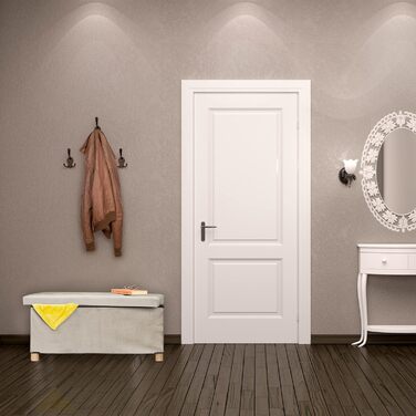 Relaxdays Sitzbank mit Stauraum, Samt, Holzfüße, bis 120 kg, faltbar, 34x76x38 cm, Creme